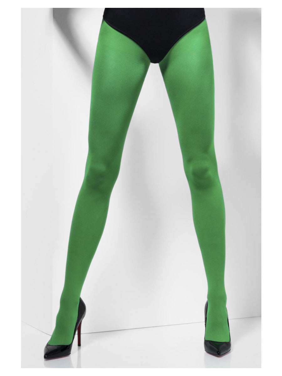 Opaque Tights, Green - 1