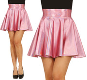 METALLIC PINK SKIRT, WOMEN
