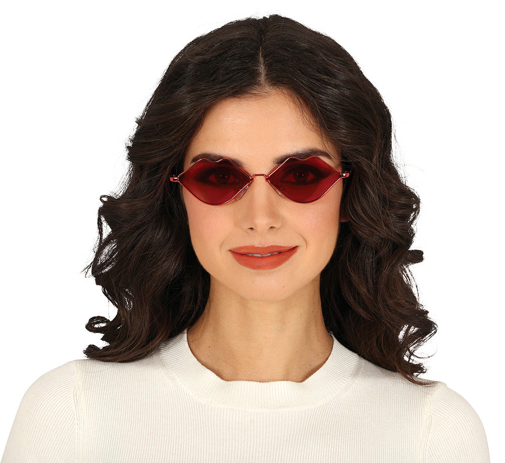 LIP GLASSES WITH METAL FRAME