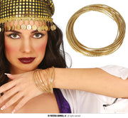GOLD BRACELET MADE OF 20 METAL BRACELETS, ADULTS