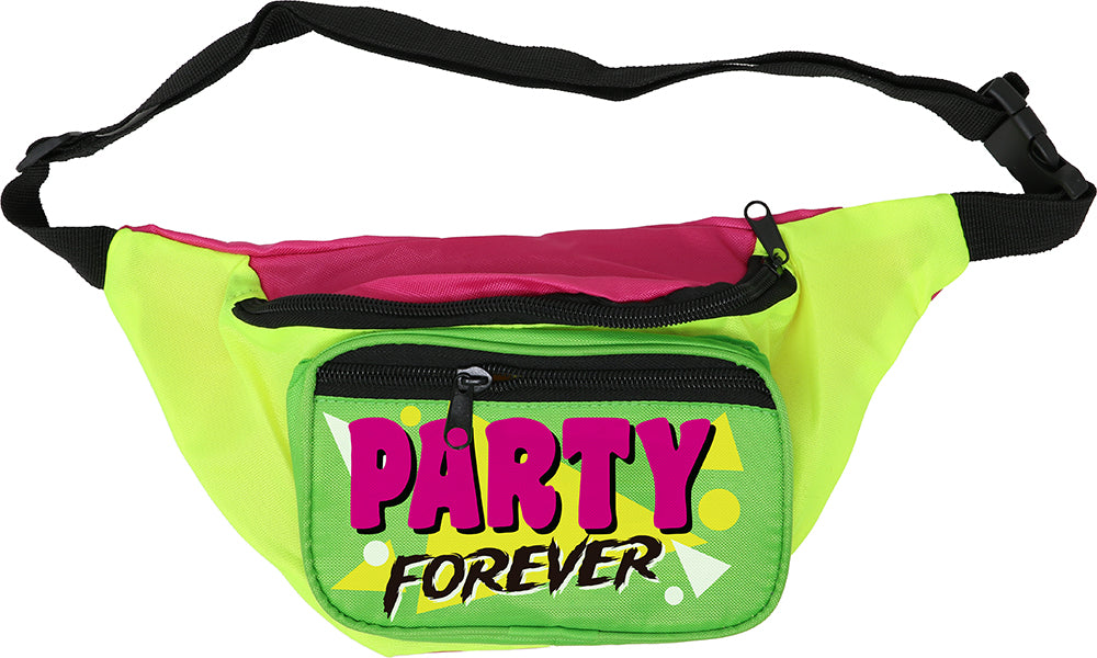 COLORFUL 80S BELT BAG, 35X12 CM