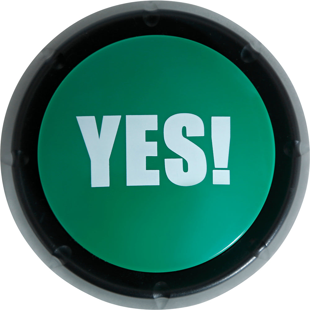 2 BUZZER BUTTONS, “YES!” AND “NO!”, 9 CM