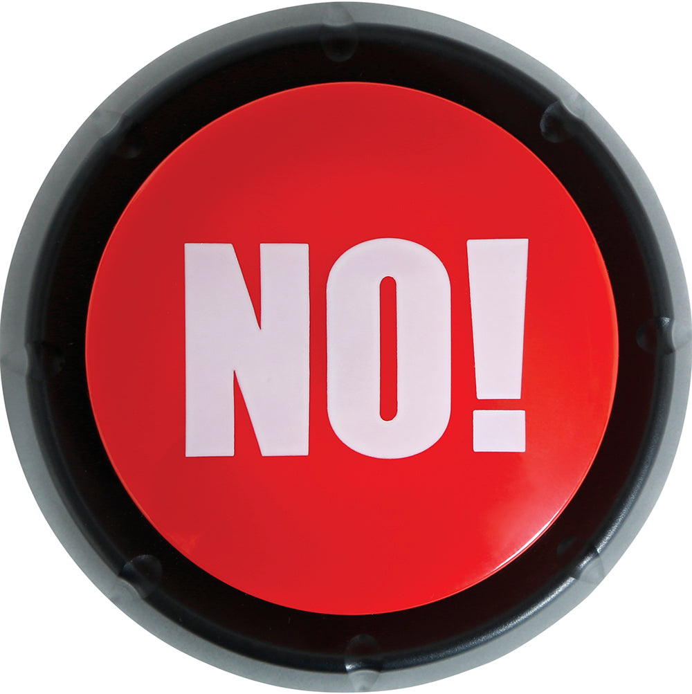 2 BUZZER BUTTONS, “YES!” AND “NO!”, 9 CM