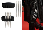 LEG STRAP WITH 3 SILVER BULLETS 20 CM