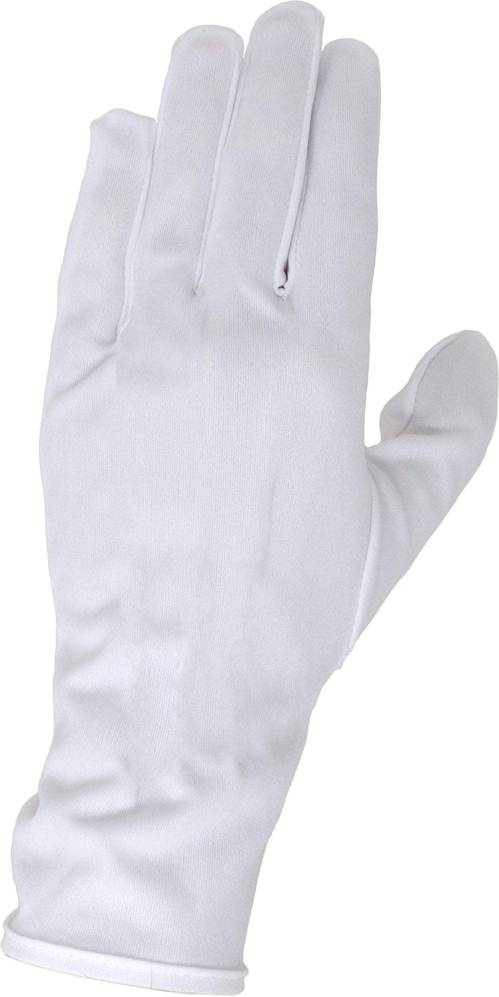 GLOVES, 24 CM., WHITE, ADULT
