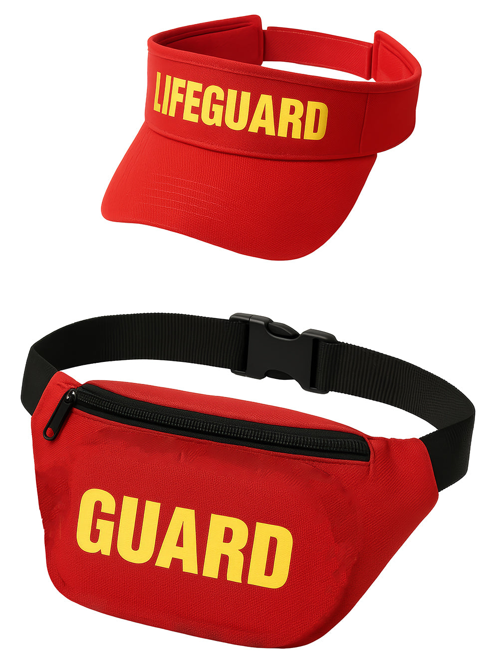 LIFEGUARD WAIST BAG AND VISOR SET