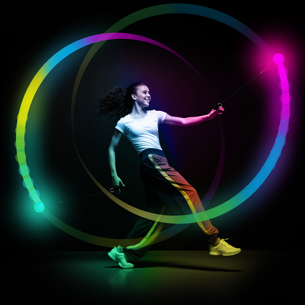MULTICOLOR DANCE BALL WITH LED 7 CM
