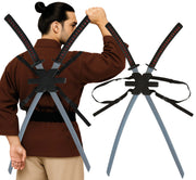 2 SAMURAI SWORDS FOR BACK 95 CM