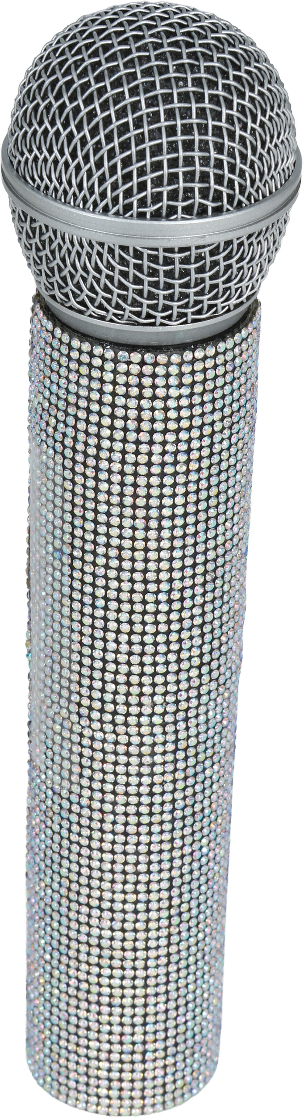 MICROPHONE WITH GLITTER 21 CM