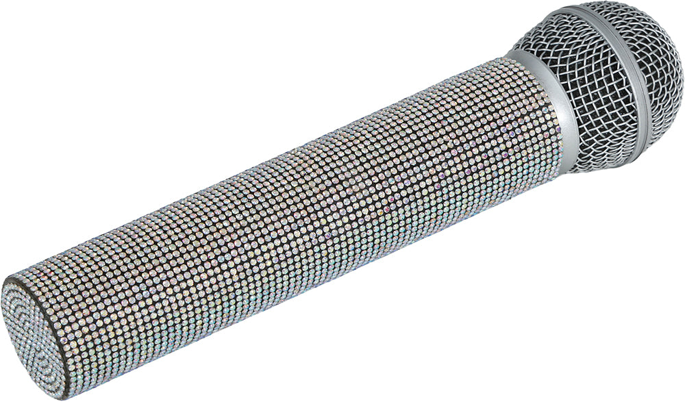 MICROPHONE WITH GLITTER 21 CM