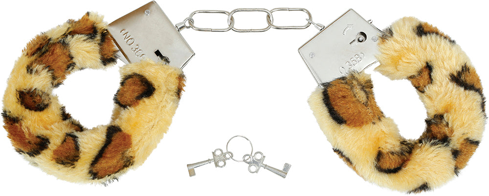 LEOPARD HANDCUFFS, ADULT
