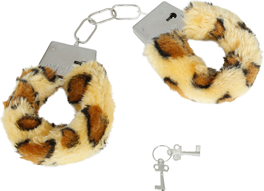 LEOPARD HANDCUFFS, ADULT