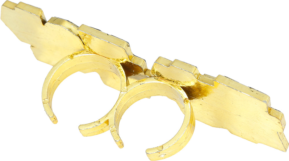 GOLD "HIP HOP" RING, ADULT