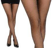 SHINY BLACK PANTYHOSE, ADULT