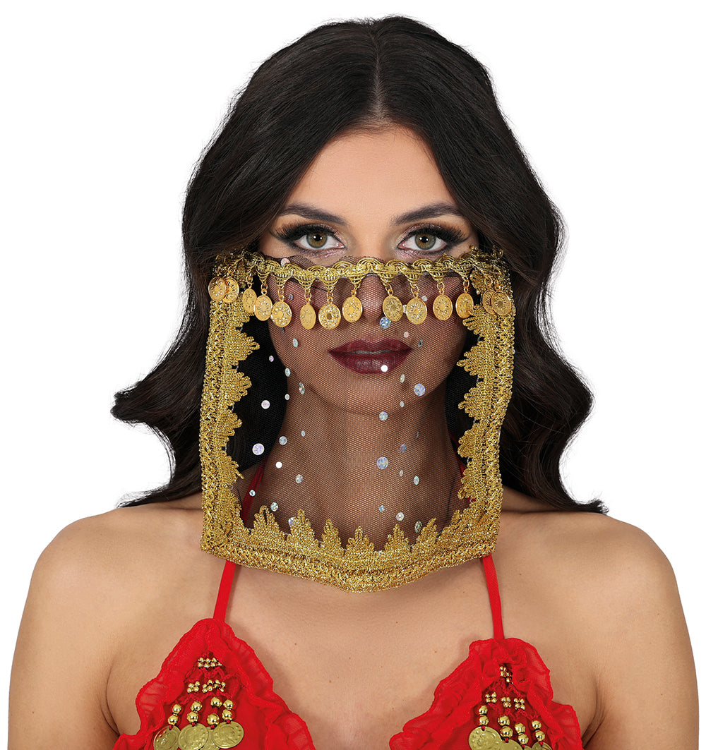 BLACK VEIL BELLY DANCE, ADULT