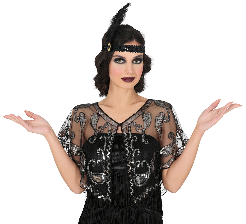 TRANSPARENT TOP WITH SEQUINS, ADULT