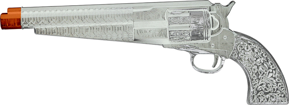 SILVER PISTOL 30 CM