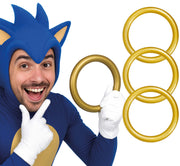 3 GOLDEN RINGS 17.5 CM