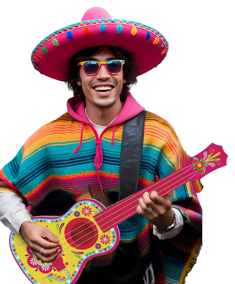 SMALL MEXICAN GUITAR, 54 CMS