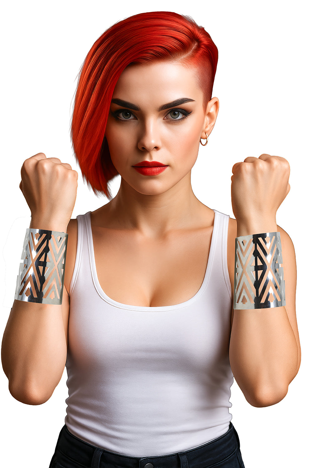 SILVER FUTURISTIC BRACELET