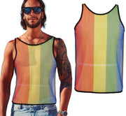 RAINBOW MESH T-SHIRT