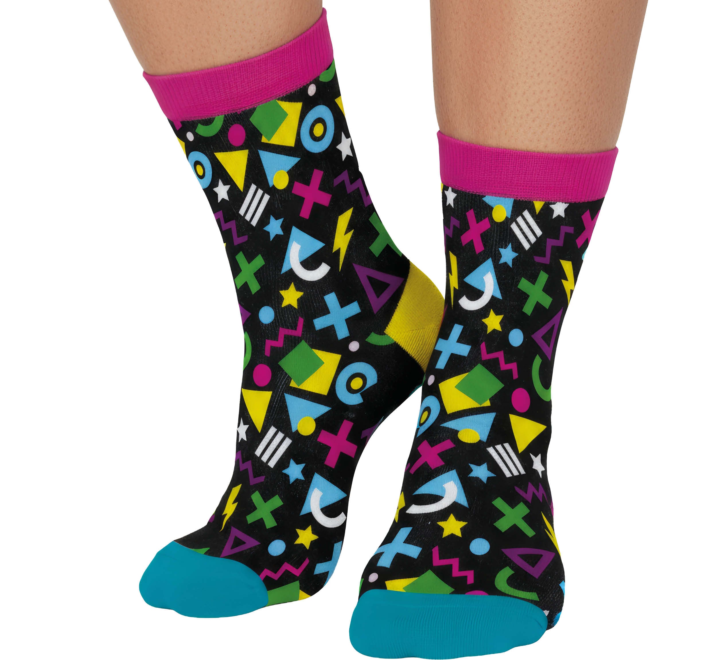 80S BLACK SOCKS, ADULT
