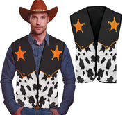 SHERIFF COWBOY VEST, ADULT