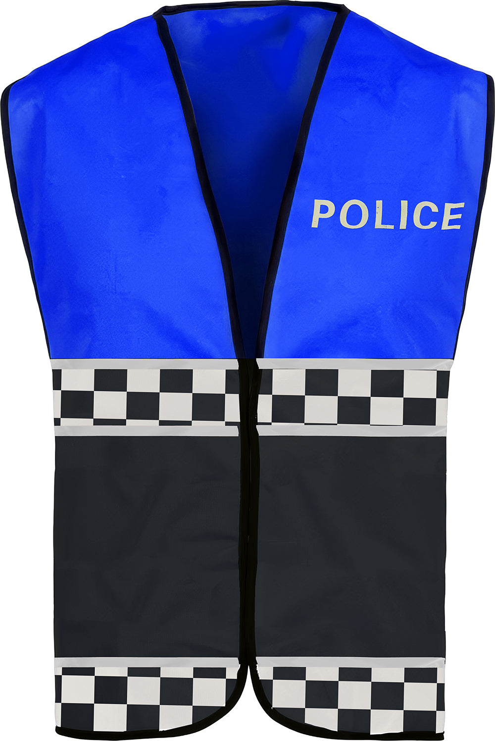BLUE POLICE VEST, ADULT