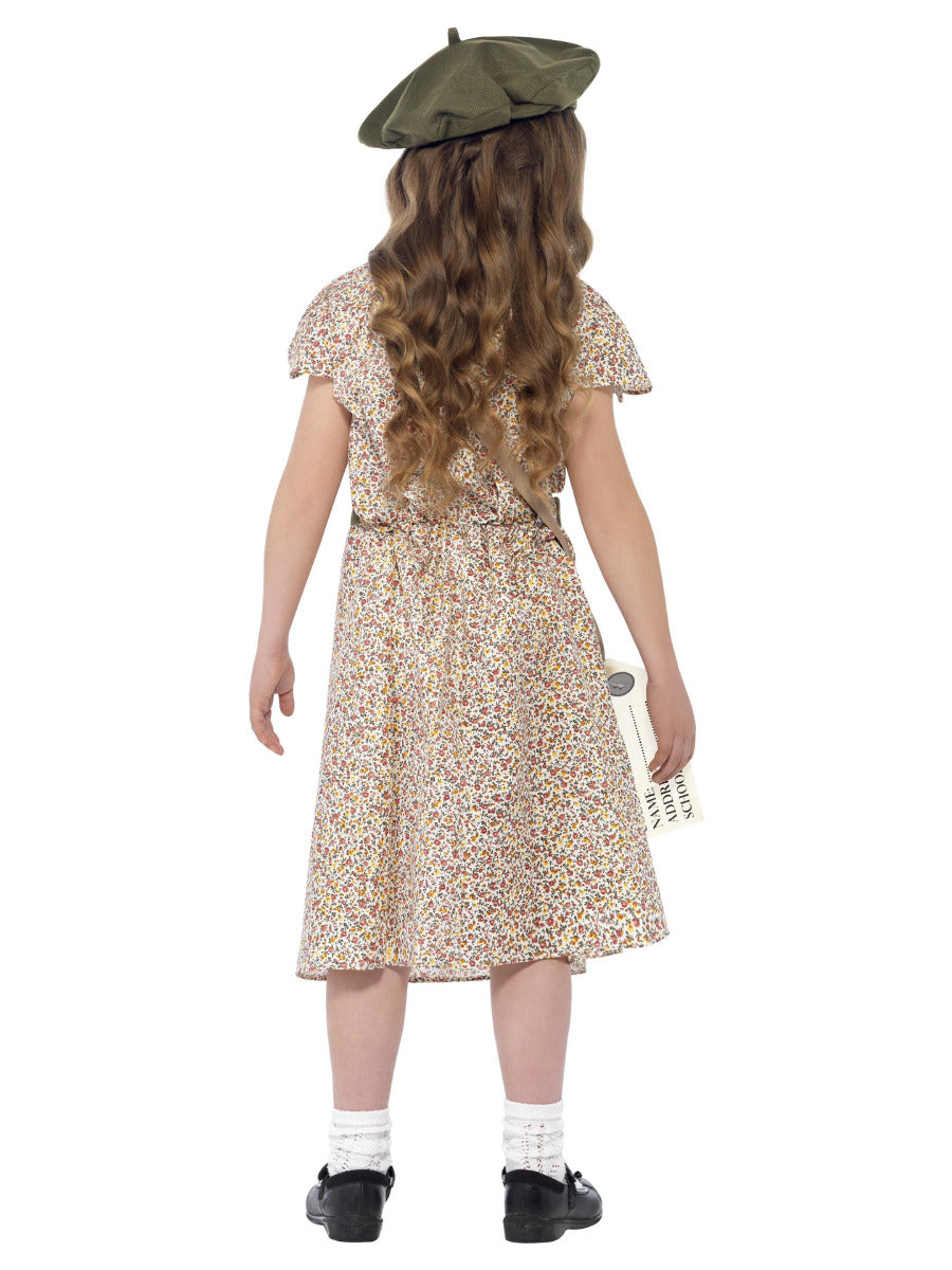 Evacuee Girl Costume, Patterned - 3
