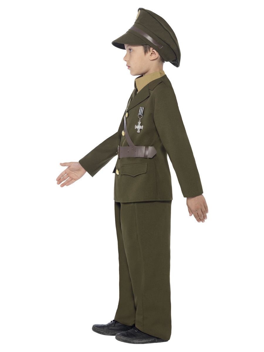 Army Officer Costume, Green - 4