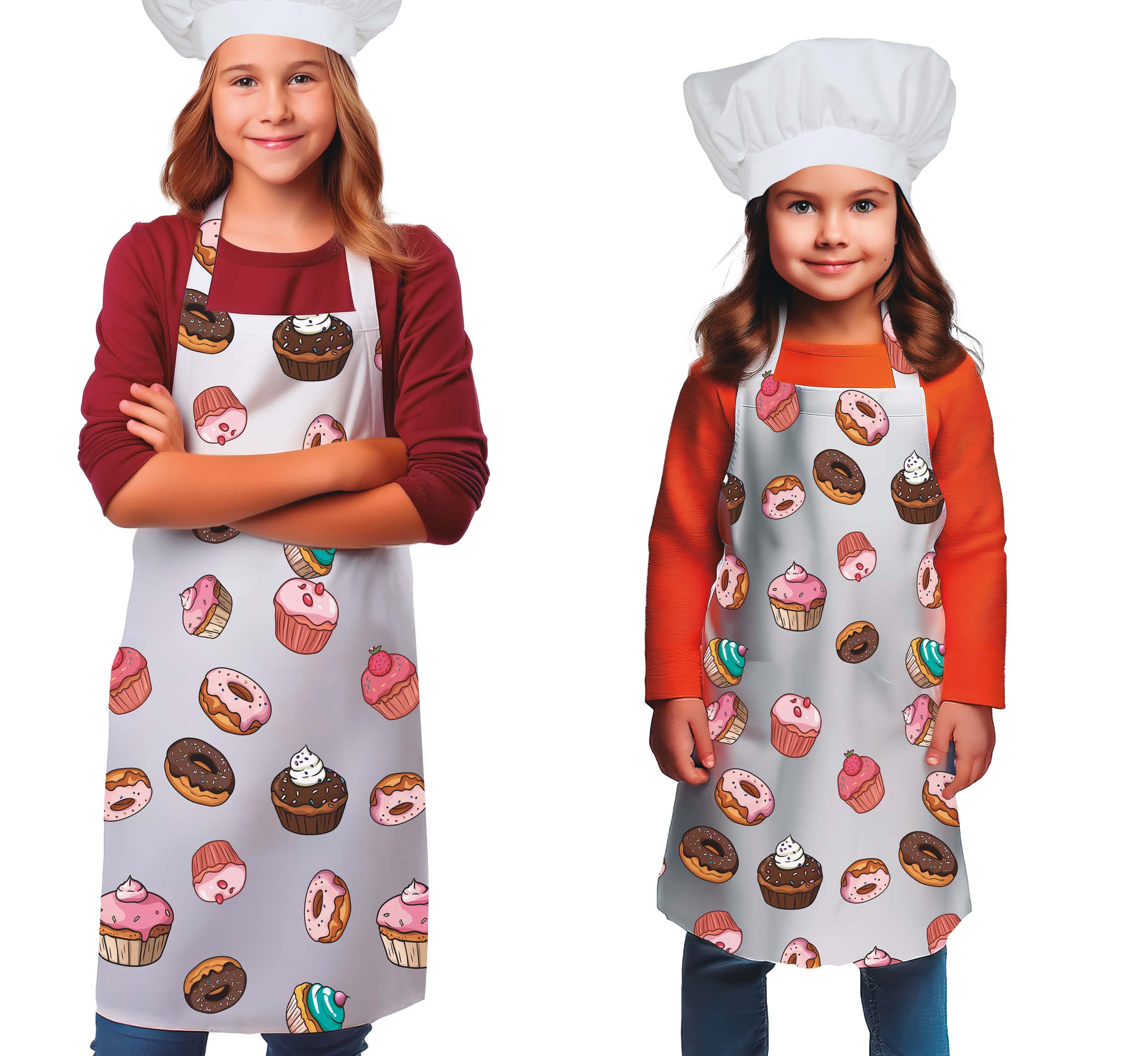 LIL CUTIE BAKING APRON AND HAT SET, KIDS