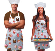 LIL CUTIE BAKING APRON AND HAT SET, ADULT