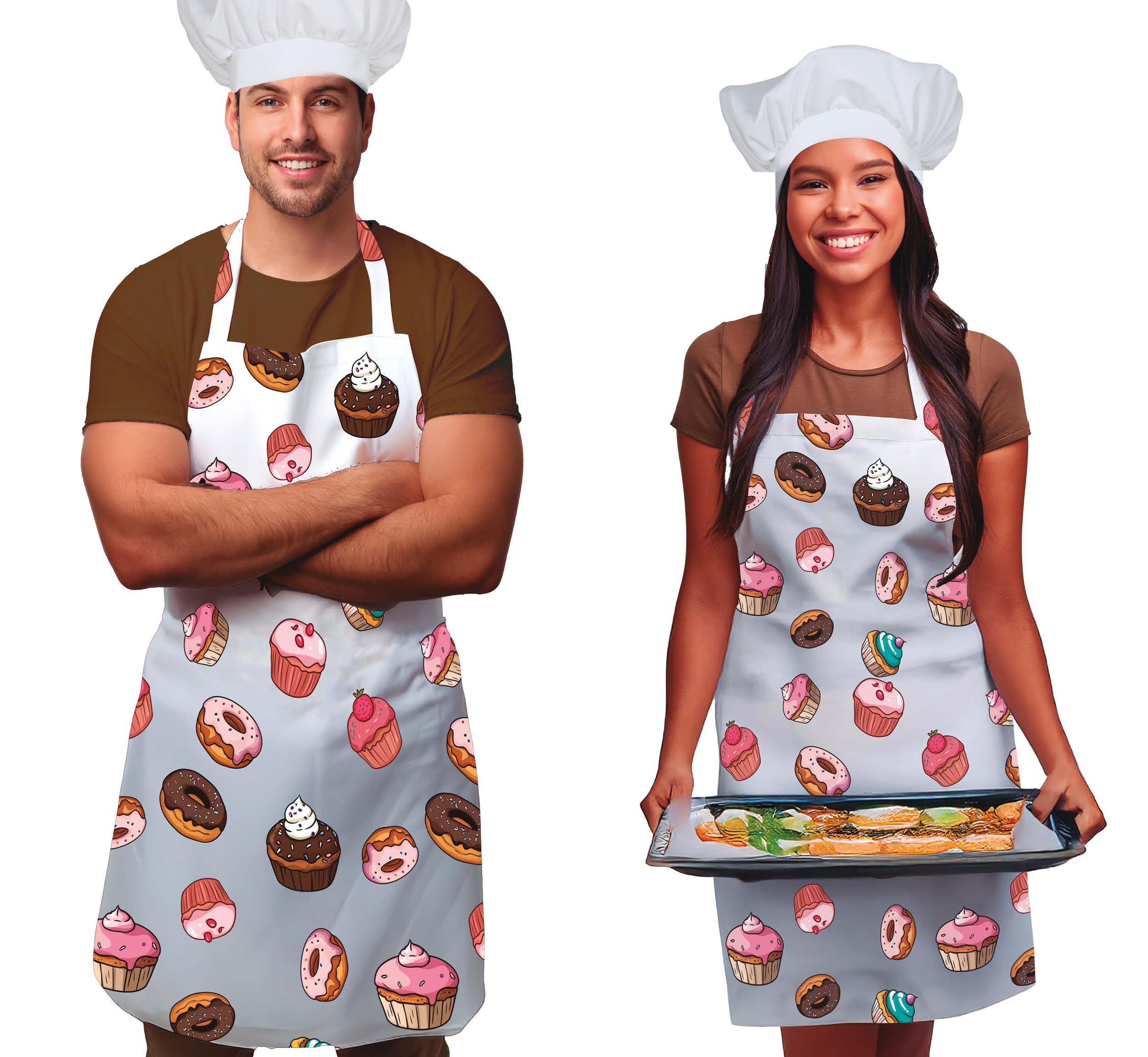 LIL CUTIE BAKING APRON AND HAT SET, ADULT