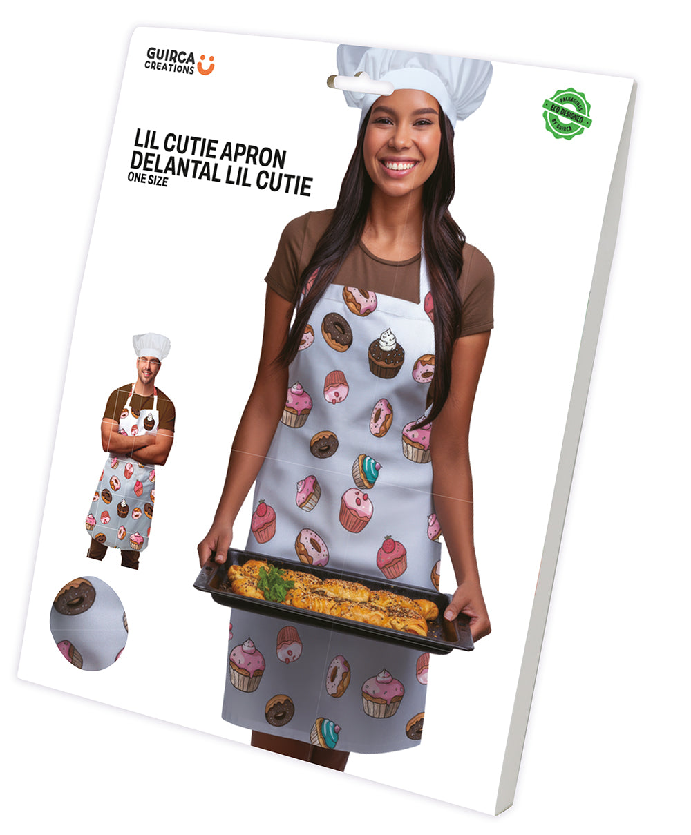 LIL CUTIE BAKING APRON AND HAT SET, ADULT
