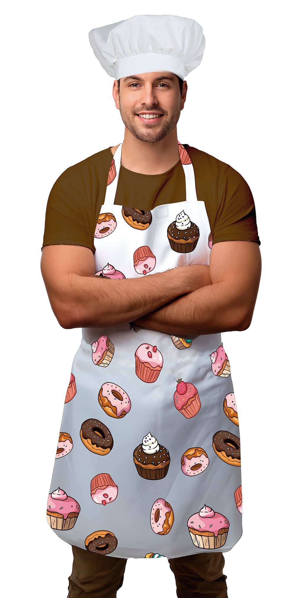 LIL CUTIE BAKING APRON AND HAT SET, ADULT