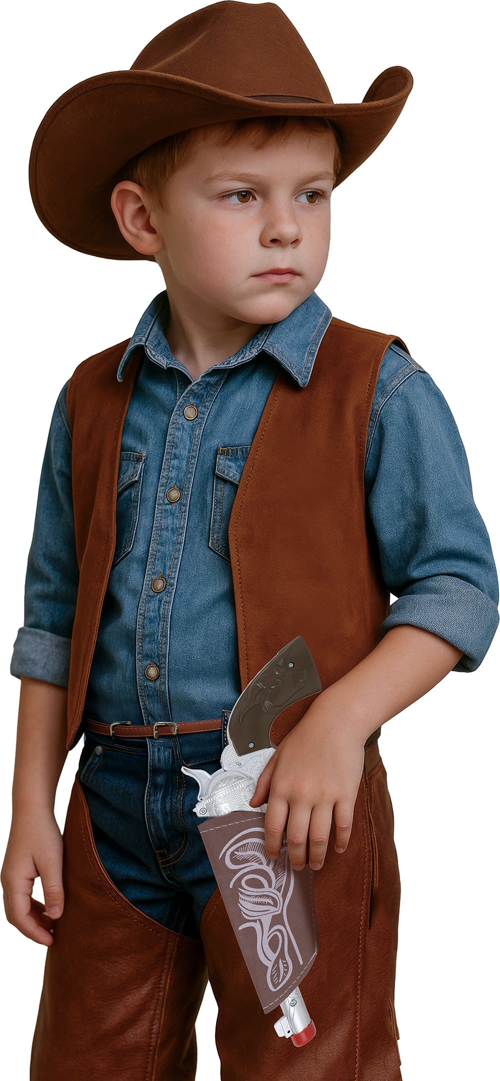 30 CM PISTOL WITH HOLSTER, CHILDREN