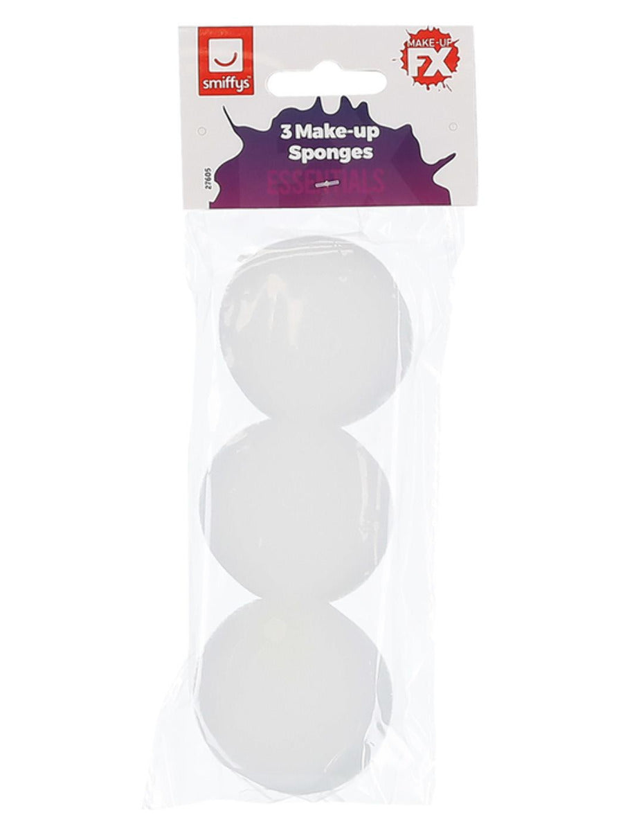 Smiffys Make-Up FX Essentials, Cosmetic Sponges  - 3