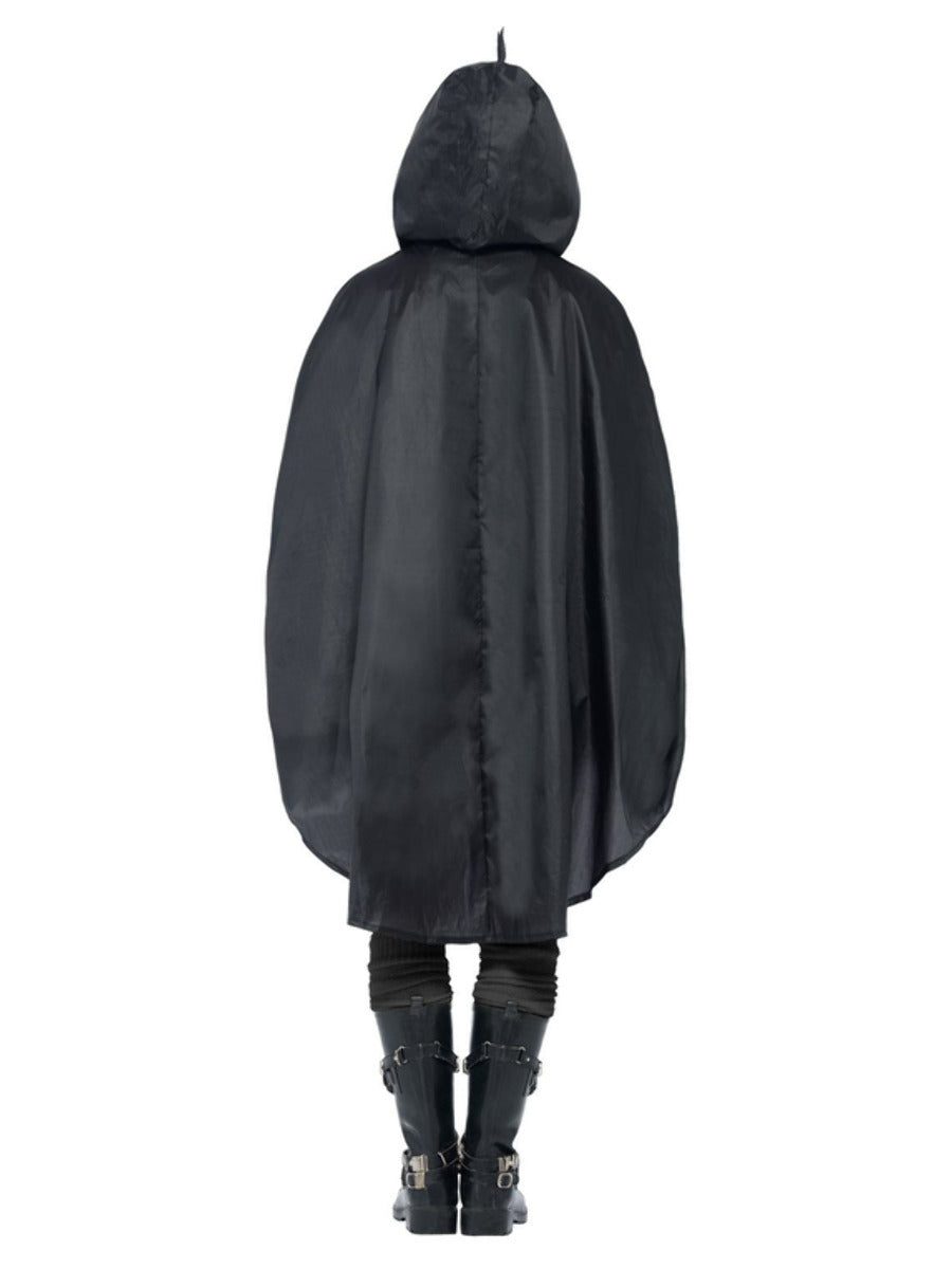 Penguin Party Poncho, Black & White - 3