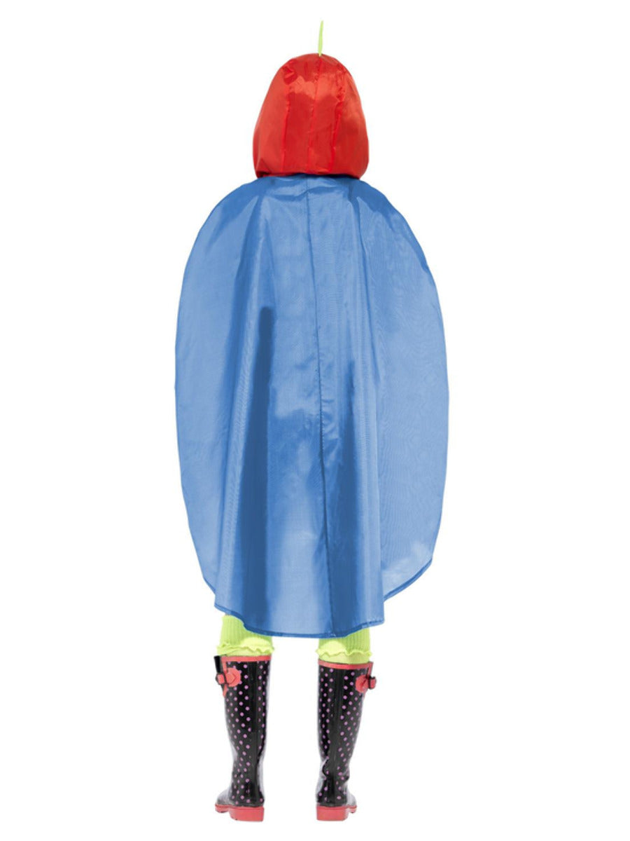 Parrot Party Poncho, Red - 3