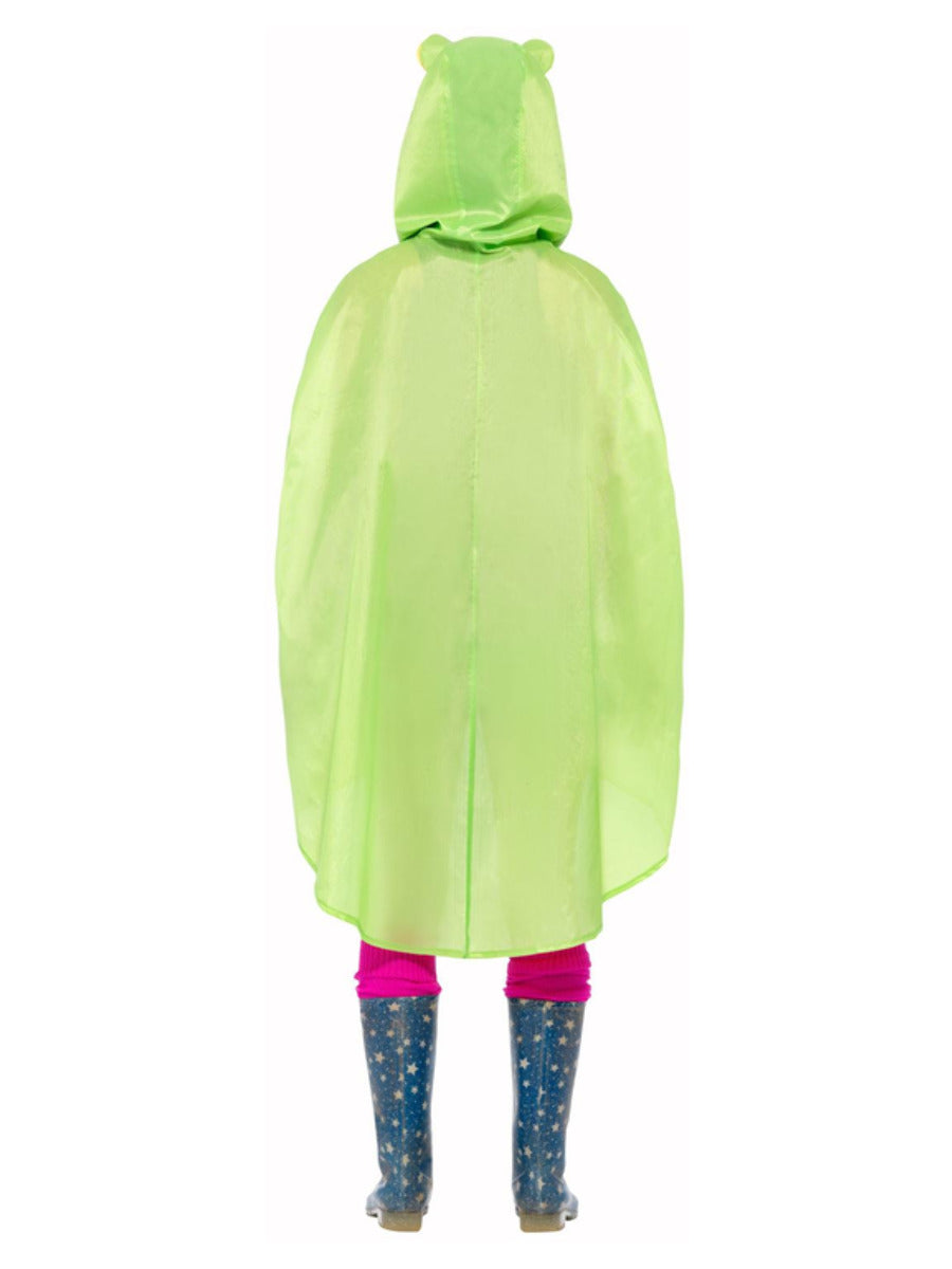 Frog Party Poncho, Green - 3