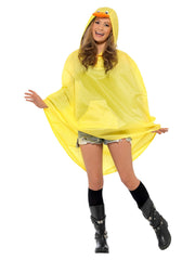 Duck Party Poncho, Yellow - 1