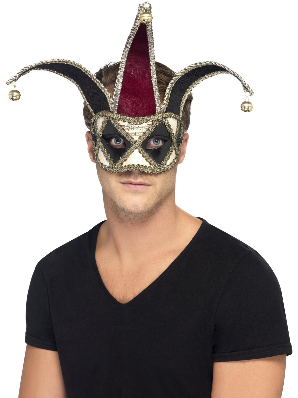 Gothic Venetian Harlequin Eyemask, Multi-Coloured 1