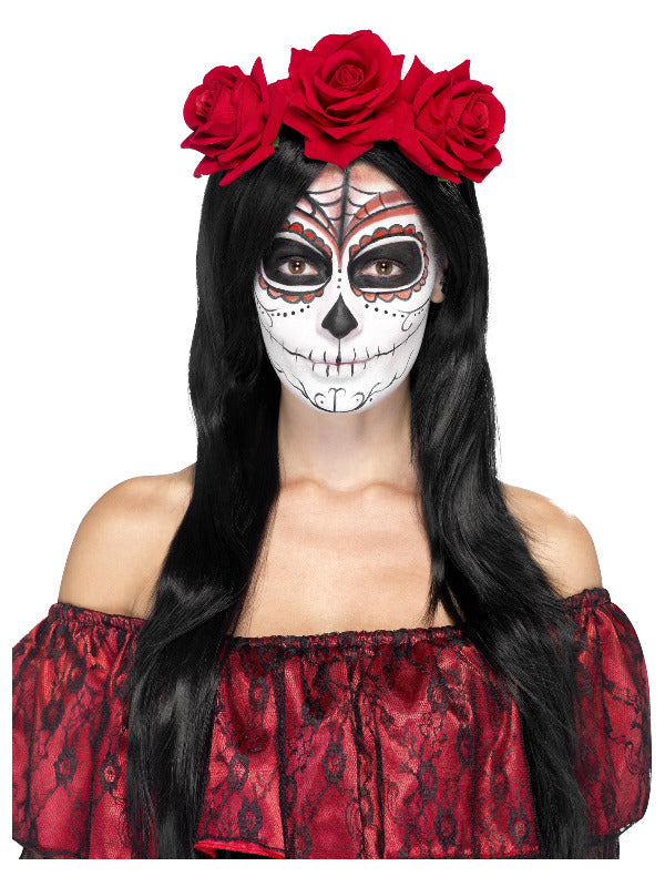 Day of the Dead Headband, Red - 2