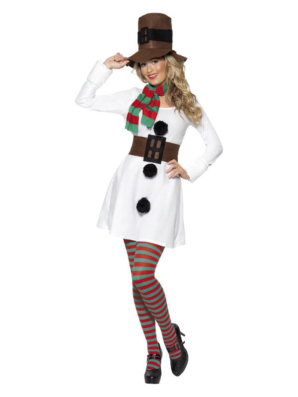 Miss Snowman Costume, White - 2