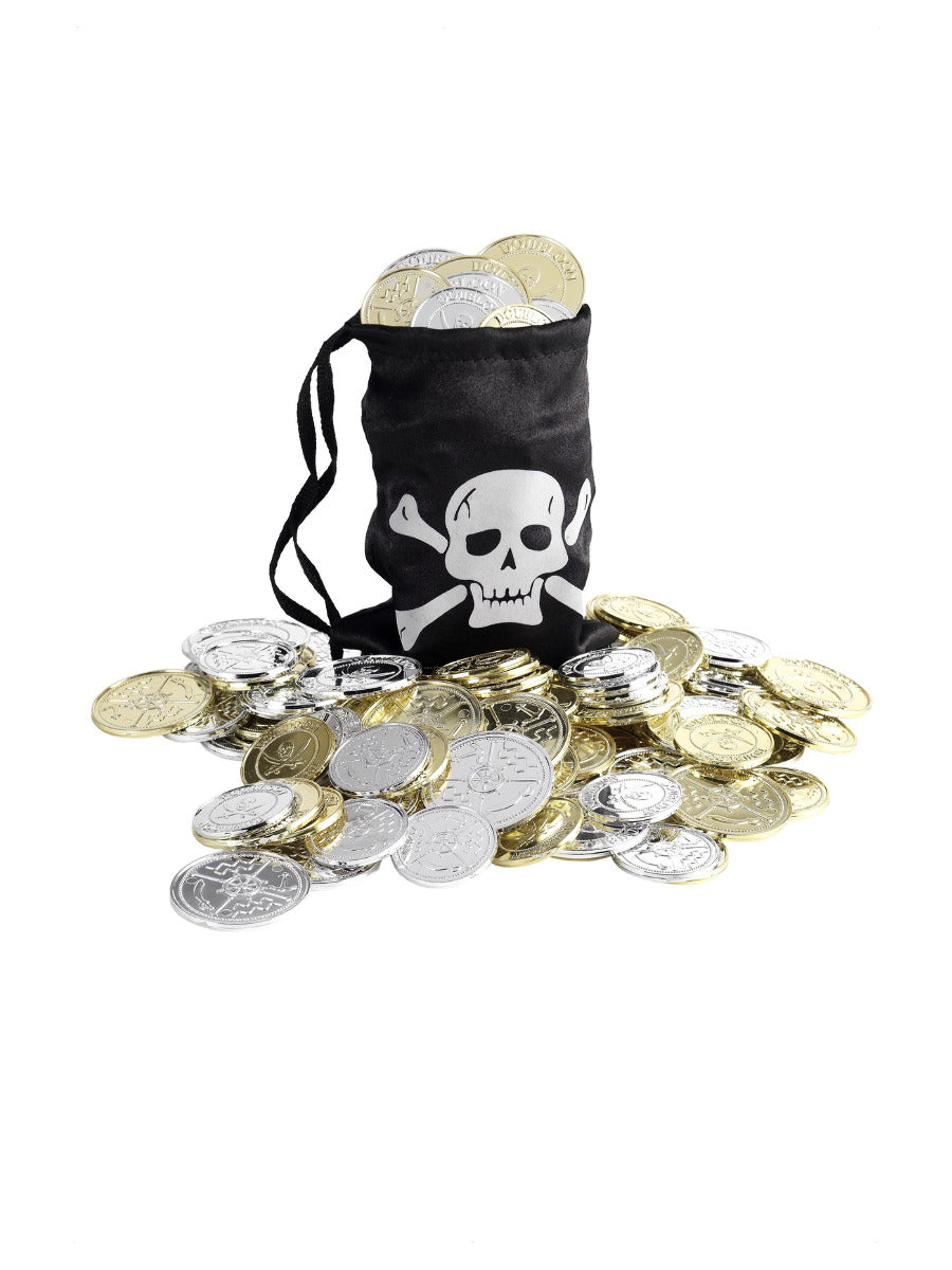 Pirate Coin Bag, Black - 1