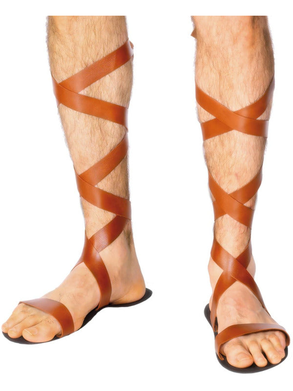 Roman Sandals, Brown - 2
