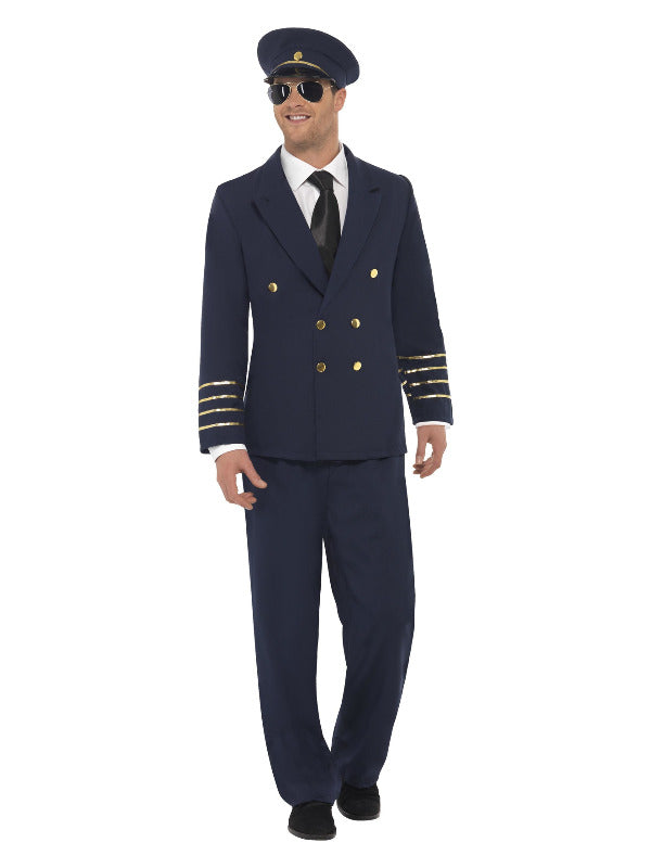 Pilot Costume, Navy Blue - 2