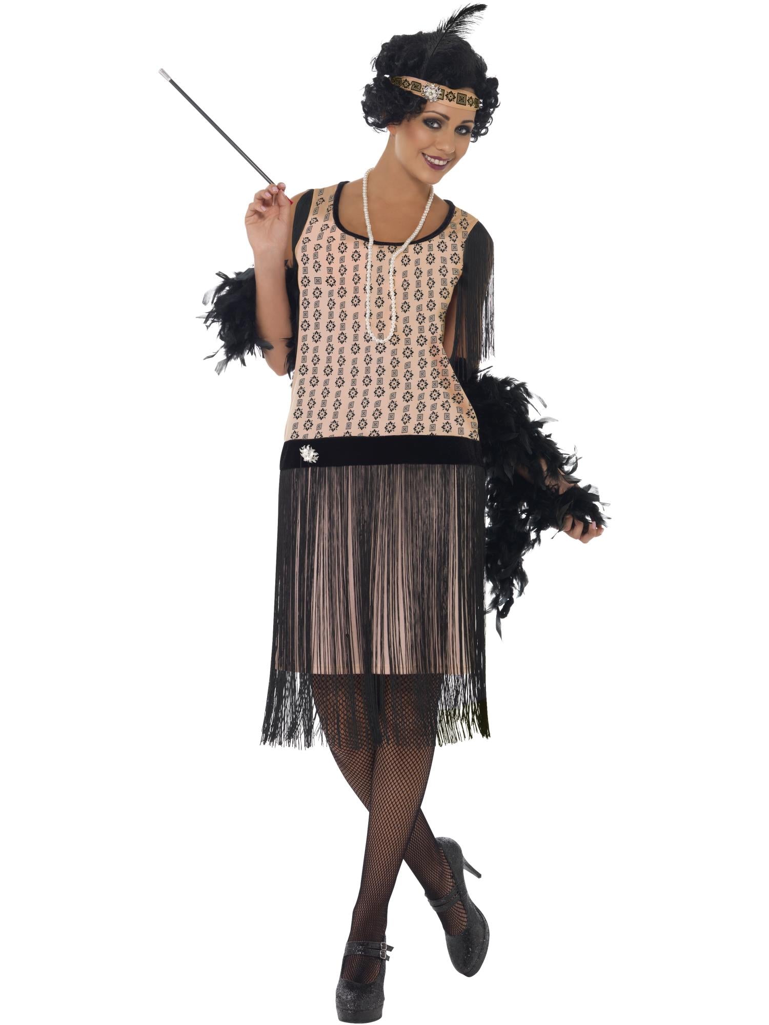 20s Coco Flapper Costume, Pink 1