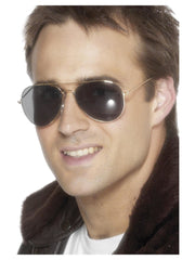 Aviator Specs, Gold - 1