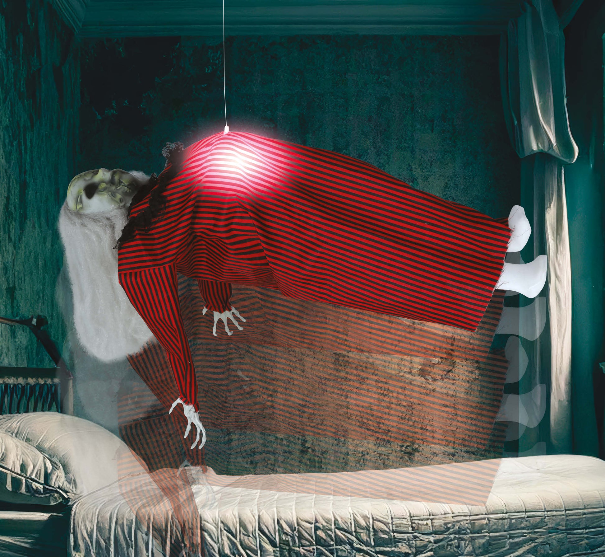 LEVITATING DEAD WOMAN LIGHT SOUND AND MOVEMENT 70